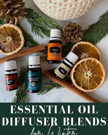 As soon as the weather turns cold outside, I want my home to feel as cozy as possible. These winter essential oil diffuser blends create the most warm and inviting scents.