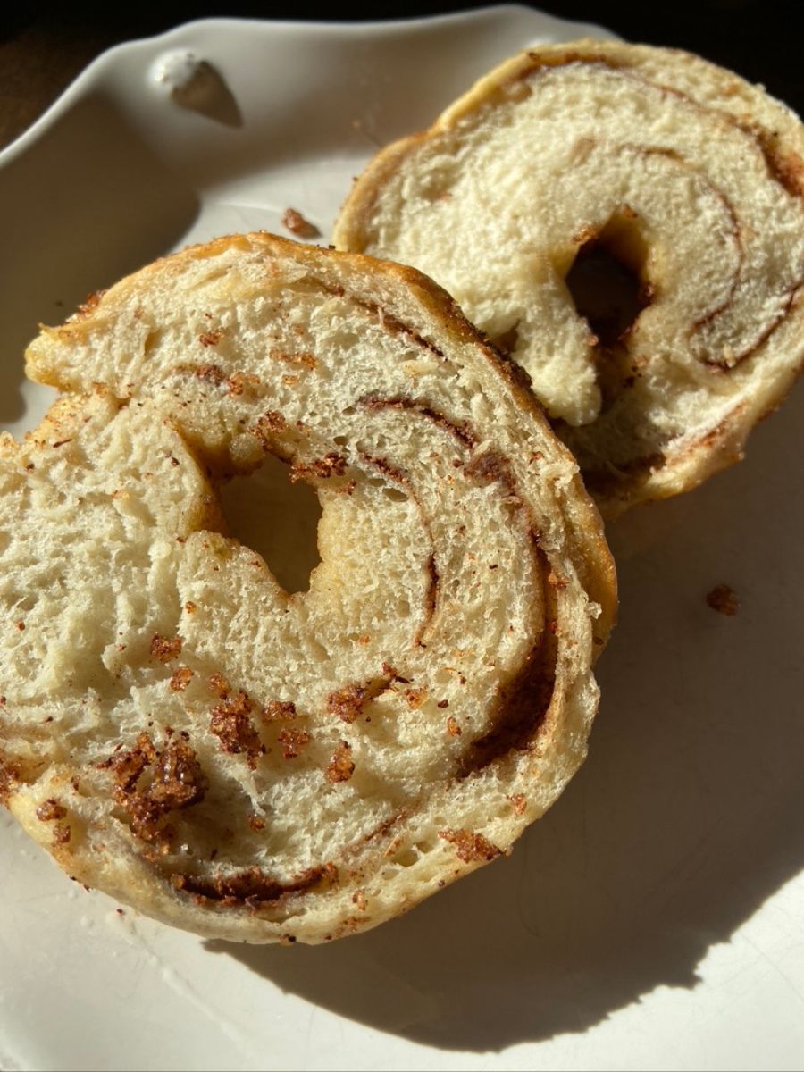 Cinnamon Crunch Sourdough Bagels Recipe - Our Simple Graces